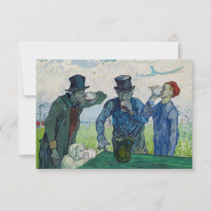 Vincent van Gogh - Die Trinker, nach Daumier Dankeskarte
