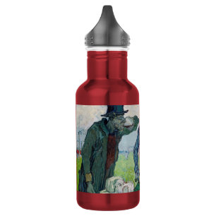 Vincent van Gogh - Die Trinker, nach Daumier Edelstahlflasche
