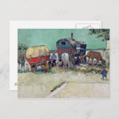 Vincent van Gogh | Die Wohnwagen, Sinti und Roma-C Postkarte (Vorne/Hinten)