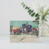 Vincent van Gogh | Die Wohnwagen, Sinti und Roma-C Postkarte (Stehend Vorderseite)