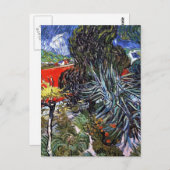 Vincent Van Gogh - Doctor Gachets Garden in Auvers Postkarte (Vorne/Hinten)