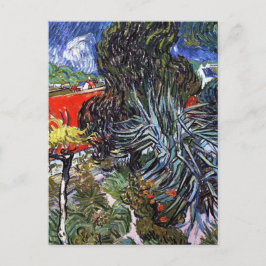 Vincent Van Gogh - Doctor Gachets Garden in Auvers Postkarte