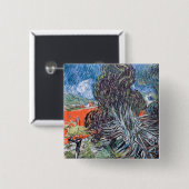 Vincent van Gogh - Doktor Gachets Garten Button (Vorne & Hinten)