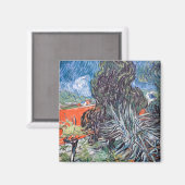Vincent van Gogh - Doktor Gachets Garten Magnet (Vorderseite/Rückseite)
