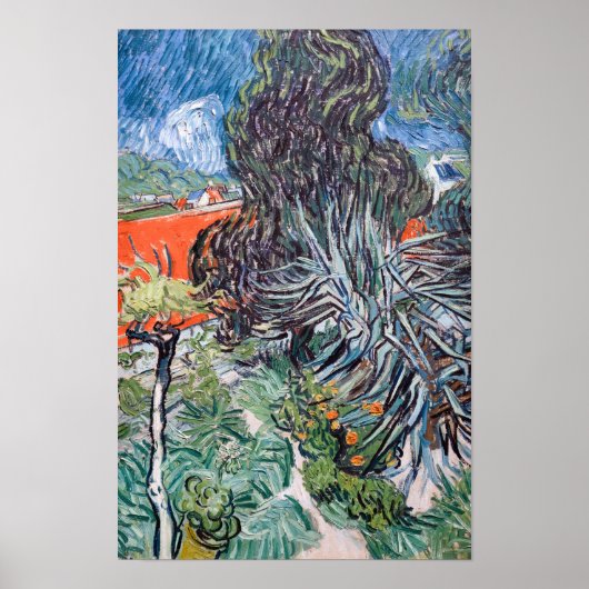 Vincent van Gogh - Doktor Gachets Garten Poster (Vorne)
