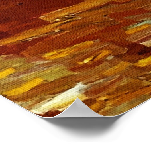 Vincent Van Gogh Drei Sonnenblumen in einer Vase Poster (Ecke)