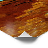 Vincent Van Gogh Drei Sonnenblumen in einer Vase Poster (Ecke)