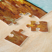 Vincent Van Gogh Drei Sonnenblumen in einer Vase Puzzle (Seite)