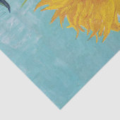Vincent Van Gogh - Drei Sonnenblumen in einer Vase Seidenpapier (Detail)