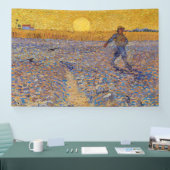 Vincent van Gogh - Dusche mit Setting Sun Banner (Messe)