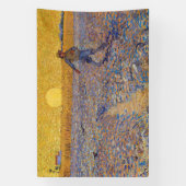 Vincent van Gogh - Dusche mit Setting Sun Banner (Vertikal)