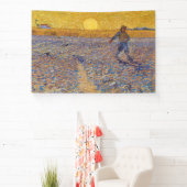 Vincent van Gogh - Dusche mit Setting Sun Banner (InSitu)