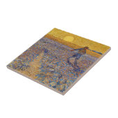 Vincent van Gogh - Dusche mit Setting Sun Fliese (Seite)