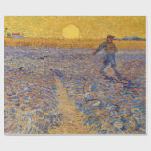 Vincent van Gogh - Dusche mit Setting Sun Geschenkpapier (Flach)