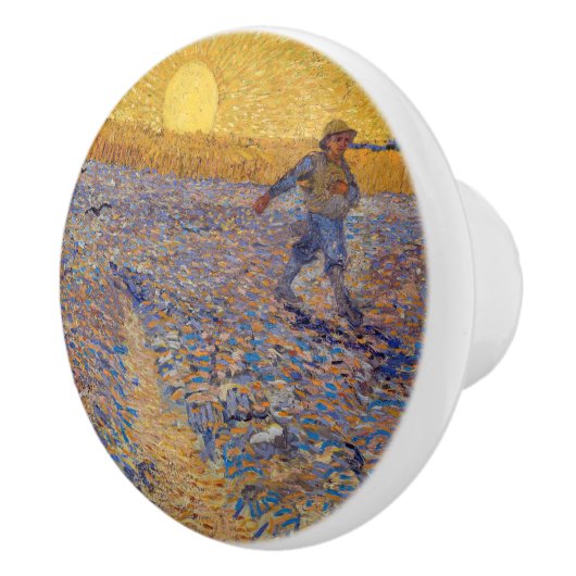 Vincent van Gogh - Dusche mit Setting Sun Keramikknauf (Rechts)