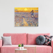 Vincent van Gogh - Dusche mit Setting Sun Leinwanddruck (Insitu (Wohnzimmer))