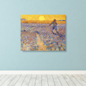 Vincent van Gogh - Dusche mit Setting Sun Leinwanddruck (Insitu (Holzboden))