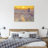 Vincent van Gogh - Dusche mit Setting Sun Leinwanddruck (Insitu (Schlafzimmer))