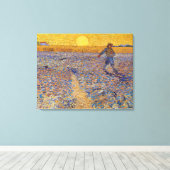 Vincent van Gogh - Dusche mit Setting Sun Leinwanddruck (Insitu (Holzboden))