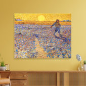 Vincent van Gogh - Dusche mit Setting Sun Leinwanddruck (Insitu (Wohnzimmer))