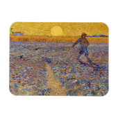 Vincent van Gogh - Dusche mit Setting Sun Magnet (Horizontal)