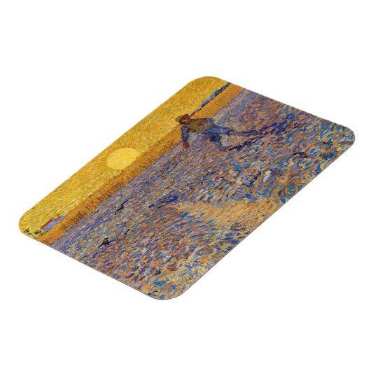 Vincent van Gogh - Dusche mit Setting Sun Magnet (Linke Seite)