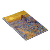 Vincent van Gogh - Dusche mit Setting Sun Notizblock (Rechte Seite)