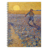 Vincent van Gogh - Dusche mit Setting Sun Notizblock (Vorderseite)