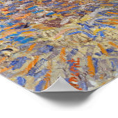 Vincent van Gogh - Dusche mit Setting Sun Poster (Ecke)