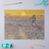 Vincent van Gogh - Dusche mit Setting Sun Seidenpapier (Basteln)
