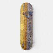 Vincent van Gogh - Dusche mit Setting Sun Skateboard (Vorderseite)