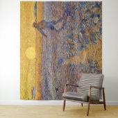 Vincent van Gogh - Dusche mit Setting Sun Wandteppich (Beispiel)