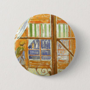 Vincent van Gogh - Ein Fenster eines Schweinemetzg Button