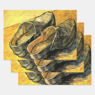 Vincent van Gogh - Ein Paar Lederklappen Geschenkpapier Set