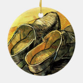 Vincent van Gogh - Ein Paar Lederklappen Keramikornament (Hinten)