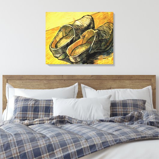 Vincent van Gogh - Ein Paar Lederklappen Leinwanddruck (Insitu (Schlafzimmer))