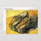 Vincent van Gogh - Ein Paar Lederklappen Postkarte (Vorne/Hinten)