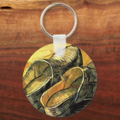 Vincent van Gogh - Ein Paar Lederklappen Schlüsselanhänger (Vorderseite)