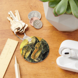 Vincent van Gogh - Ein Paar Lederschuhe Schlüsselanhänger