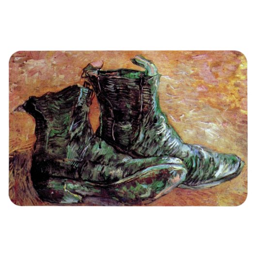 Vincent Van Gogh - ein Paar Schuhe Magnet (Horizontal)
