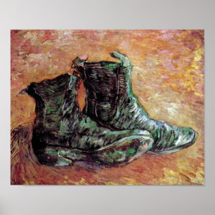 Vincent Van Gogh - ein Paar Schuhe Poster