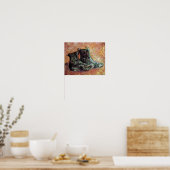 Vincent Van Gogh - ein Paar Schuhe Poster (Küche)