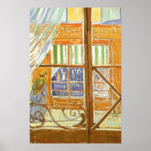 Vincent van Gogh - Ein Schaufenster für Schweinebu Poster (Vorne)