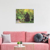 Vincent Van Gogh - eine Straße im öffentlichen Gar Leinwanddruck (Insitu (Wohnzimmer))