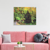 Vincent Van Gogh - eine Straße im öffentlichen Gar Leinwanddruck (Insitu (Wohnzimmer))