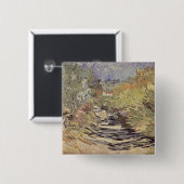 Vincent van Gogh | eine Straße in St. Remy Button (Vorne & Hinten)