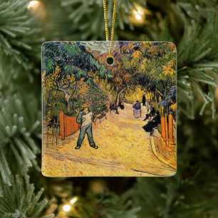 Vincent van Gogh - Eingang zum öffentlichen Park,  Keramikornament