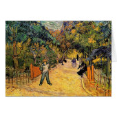 Vincent van Gogh - Eingang zum Public Park, Arles (Vorderseite (Horizontal))