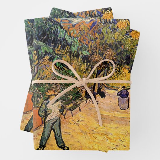 Vincent van Gogh - Eingang zum Public Park, Arles Geschenkpapier Set (Beispiel)
