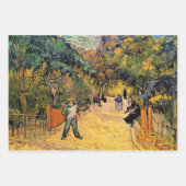 Vincent van Gogh - Eingang zum Public Park, Arles Geschenkpapier Set (Vorderseite)